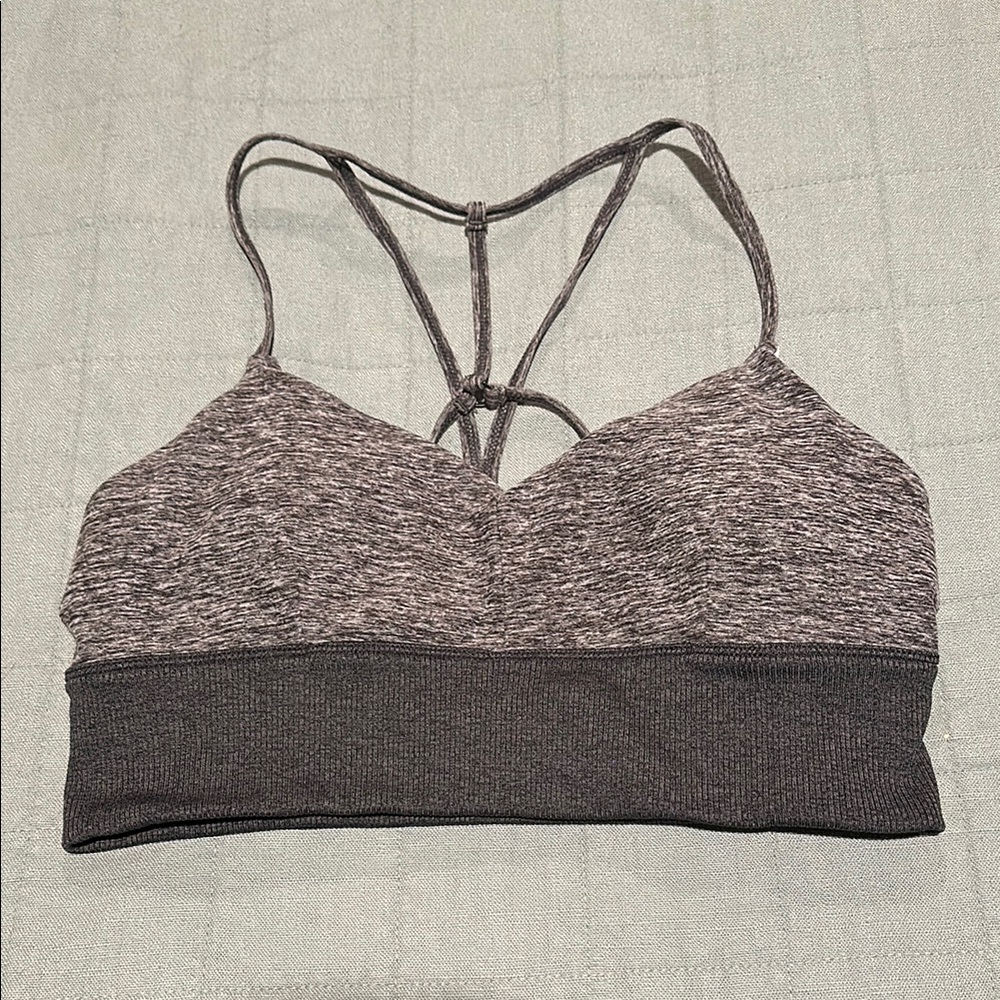 ALO Yoga Charcoal Sports Bra